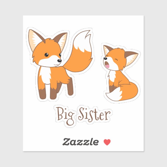 Cute Little Foxes - Big Sister (Sheet)