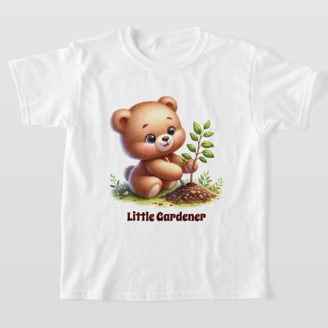 Cute little gardener customizable T-Shirt (Laydown)
