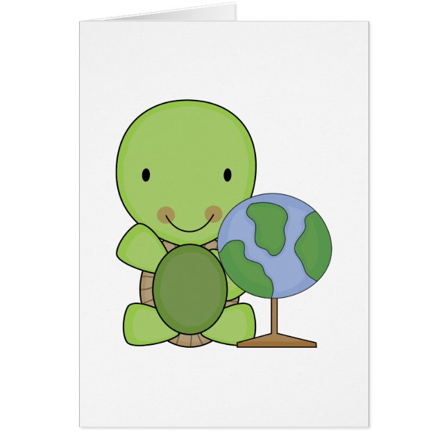 cute little geography turtle (Front)