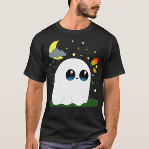 Cute Little Ghostie Fall Scene TShirt