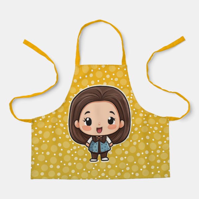 Cute little girl apron (Front)