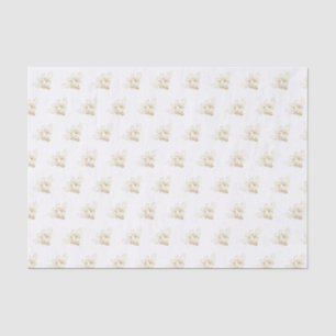 Cute Little Golden Honey Bee Kraft Tissue Paper