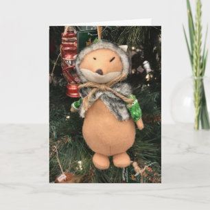 **CUTE LITTLE GUY SAYS MERRY CHRISTMAS" HOLIDAY CARD