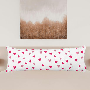Cute little hearts Valentine's Day Body Pillow