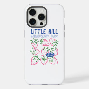 Cute Little Hill Strawberry Farm Art iPhone 15 Pro Max Case