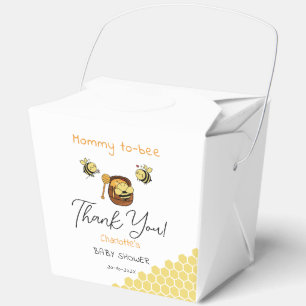 Cute Little Honeybee With Sweet Honey Baby Shower Favor Box