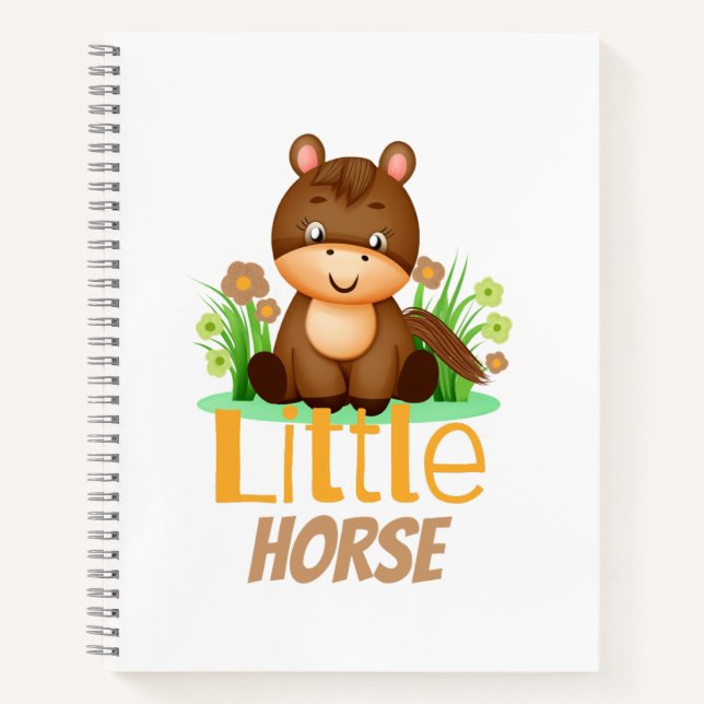 Cute little horse notebook (Front)