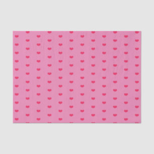 Cute Little Hot Pink Hearts - Valentine's Day Tissue Paper