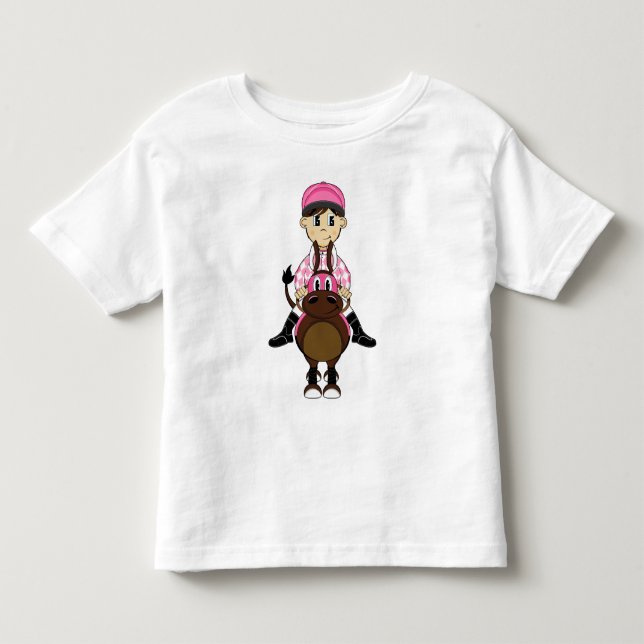 Cute Little Jockey Tee (Front)