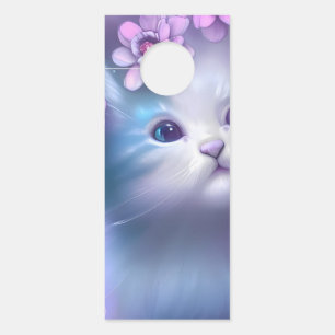 Cute little kitten door hanger