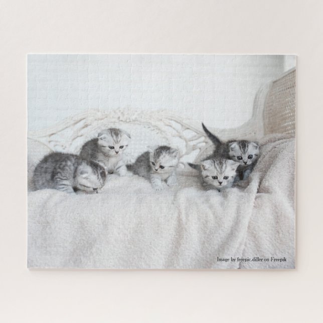 Cute Little Kittens Jigsaw Puzzle (Horizontal)