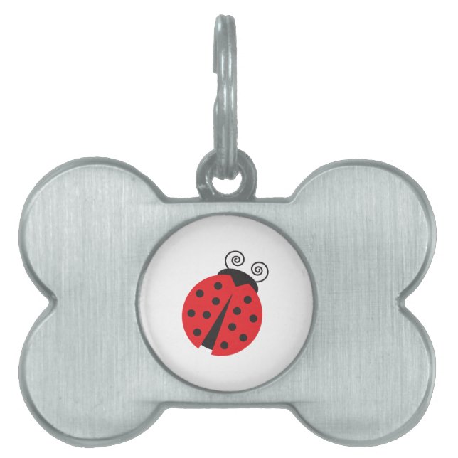Cute Little Ladybug Pet Tag (Front)