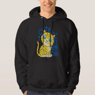 Cute Little Leopard Kids   Cute But Fierce Cat Hoodie