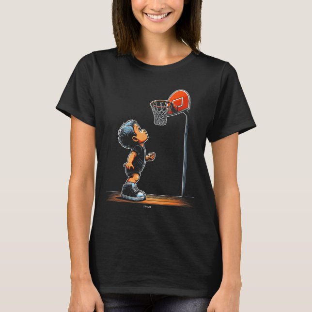 Cute Little Ller Needs A Sketll  T-Shirt (Front)