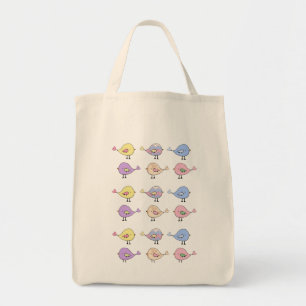 Cute little Love Birds Grocery Tote Bag