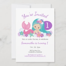 Cute Little Mermaid Birthday Party