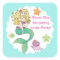 Cute Little Mermaid Gift Tag
