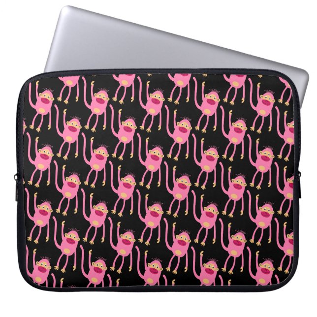 Cute Little Monkey  Laptop Sleeve (Front)