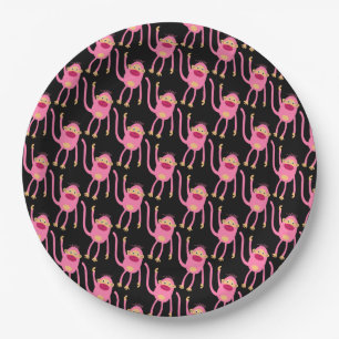 Cute Little Monkey  Paper Plate