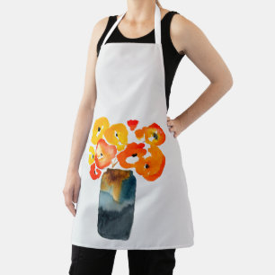 Cute little monster cartoon apron