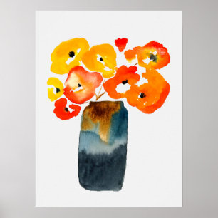 Cute little monster poster