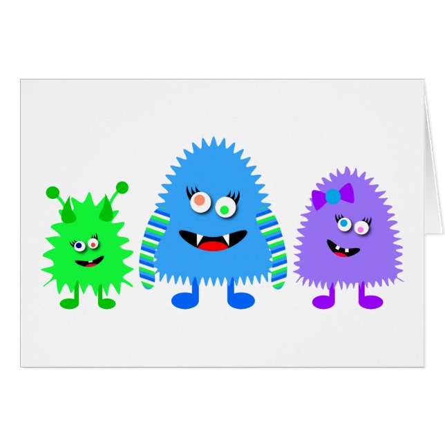 Cute Little Monsters (Front Horizontal)