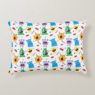 Cute Little Monsters Accent Pillow