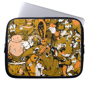 Cute Little Monsters Laptop Sleeve