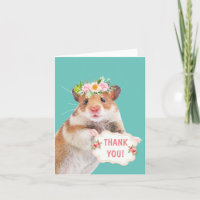 Cute Little Mouse Thank You Card