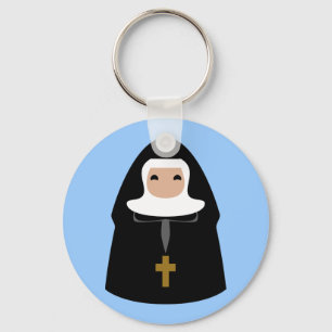 Cute Little Nuns Keychain