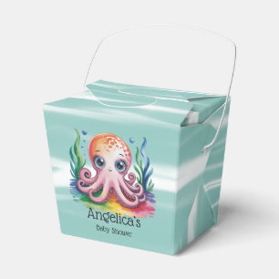 Cute Little Octopus Under The Sea Favor Box