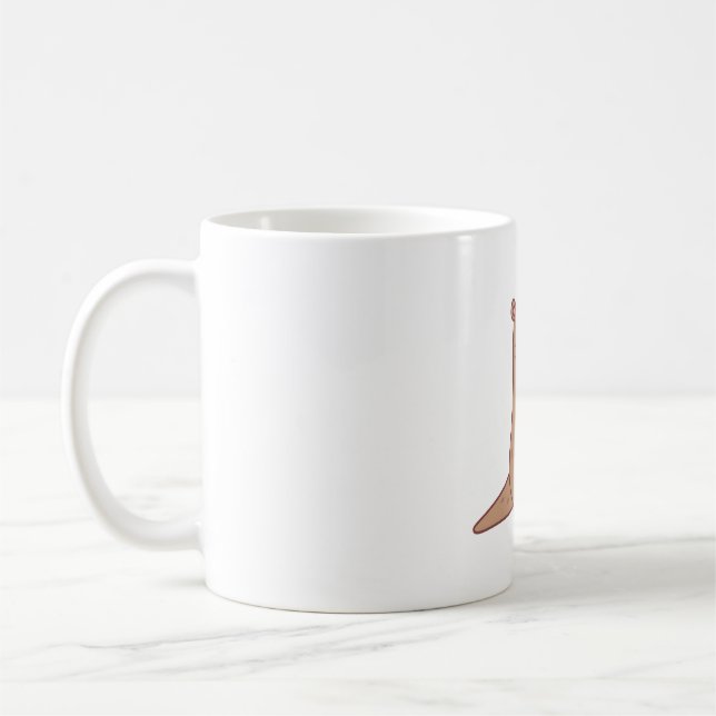 Cute Little Otter Play With Beach Ball Coffee Mug (Left)