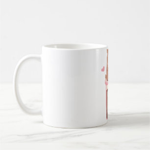 Cute Little Owl Enjoying Iced Coffee Mug