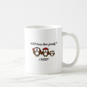 Cute Little Owl Family Coffee Mug