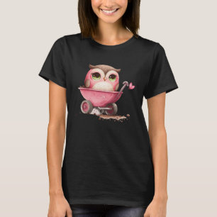 Cute Little Owl Valetines Animal Love  6 T-Shirt