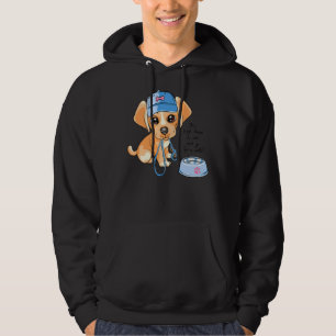 Cute Little Pale Puppy Labrador Retriever Hoodie