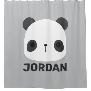 Cute Little Panda Bear with Personalized Name