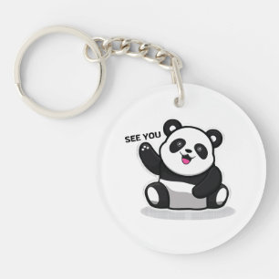 cute little panda keychain