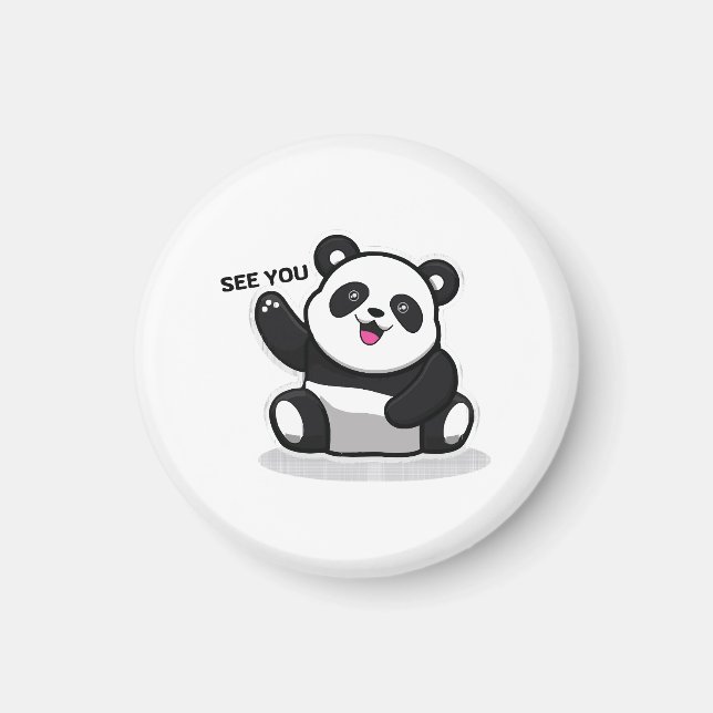 cute little panda magnet (Front)