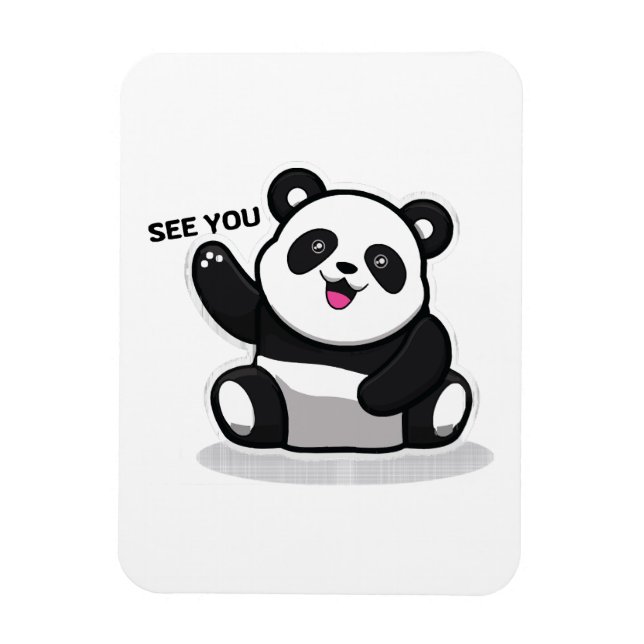 cute little panda magnet (Vertical)