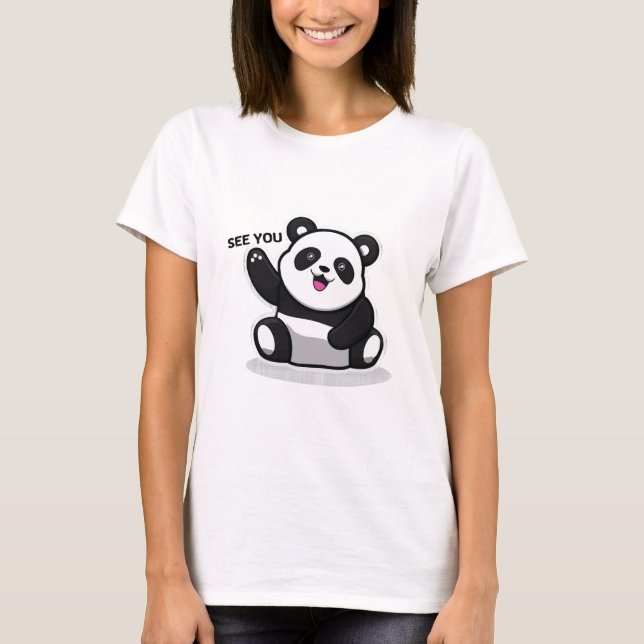cute little panda T-Shirt (Front)