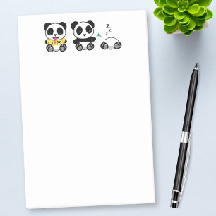 Cute Little Pandas Post-it Notes