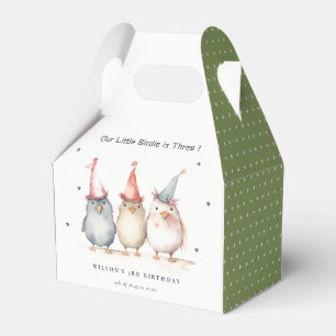 Cute Little Party Birds Any Age Kids Birthday Favor Box