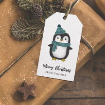 Cute Little Penguin Personalized Christmas