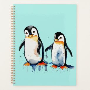 Cute little penguins  planner