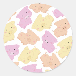Cute Little Piggy Pig's Farm Animal Stickers