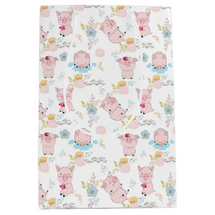 Cute Little Pigs Medium Gift Bag
