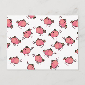 Cute Little Pigs Postcard