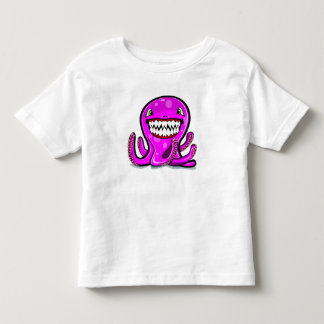 Cute little pink apple octopus for the cute kids toddler t-shirt