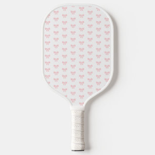 Cute Little Pink Bow Girl Ladies Girly Birthday  Pickleball Paddle